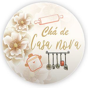 Painel de Mesa - Cha De Casa Nova - Sublimado 3D