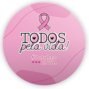 Painel de Mesa - Outubro Rosa - Sublimado 3D