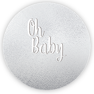 Painel de Mesa - Oh Baby - Sublimado 3D