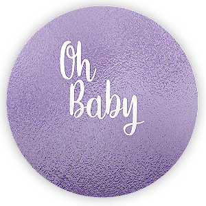 Painel de Mesa - Oh Baby - Sublimado 3D