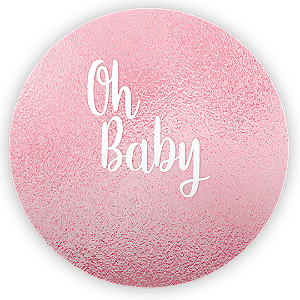Painel de Mesa - Oh Baby - Sublimado 3D