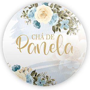 Painel Redondo - Cha De Casa Nova - Sublimado 3D