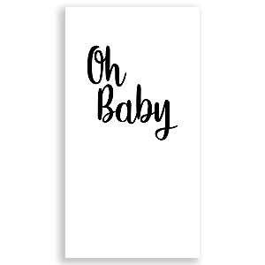Faixa Lateral - Oh Baby - Sublimado 3D