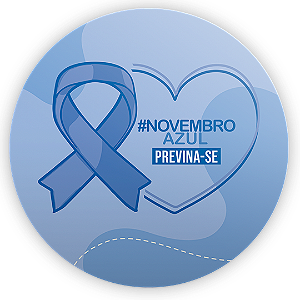 Painel de Mesa - Novembro Azul - Sublimado 3D