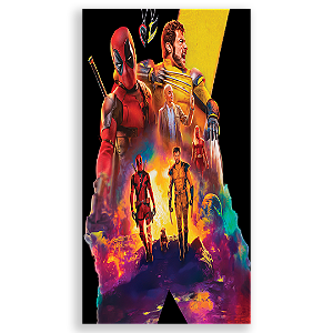 Faixa Lateral - Deadpool e Wolverine - Sublimado 3D
