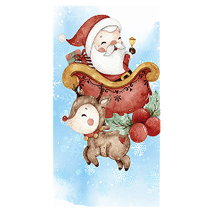 Faixa Lateral - Natal - Sublimado 3D