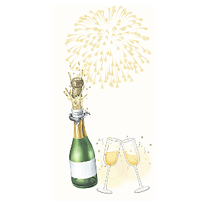 Faixa Lateral - Ano Novo - Sublimado 3D