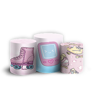 Trio Cilindro - Patins - Sublimado 3D + Elástico