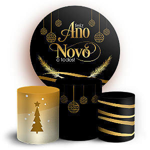 KIT Redondo e Trio - Ano Novo - Sublimado 3D