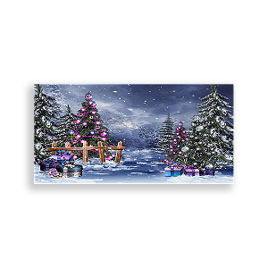 Painel Retangular - Natal - Sublimado 3D