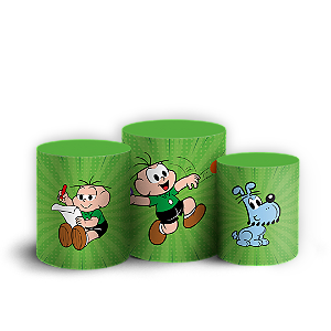 Trio Cilindro - Cebolinha Turma da Monica - Sublimado 3D + Elástico