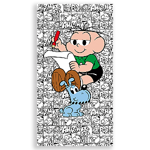 Faixa Lateral - Cebolinha Turma da Monica - Sublimado 3D