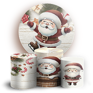 KIT Redondo e Trio - Natal - Sublimado 3D