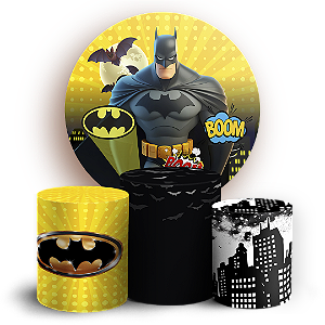 KIT Redondo e Trio - Batman - Sublimado 3D