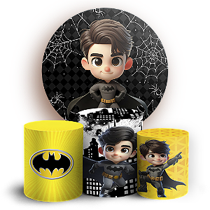 KIT Redondo e Trio - Batman - Sublimado 3D