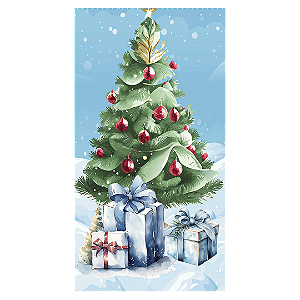 Faixa Lateral - Mickey Natal - Sublimado 3D