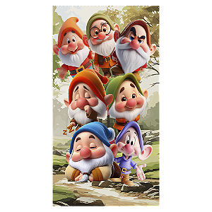 Faixa Lateral - Branca De Neve - Sublimado 3D