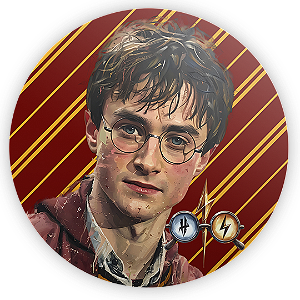 Painel de Mesa - Harry Potter - Sublimado 3D