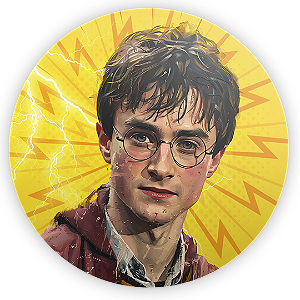 Painel de Mesa - Harry Potter - Sublimado 3D