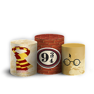 Trio Cilindro - Harry Potter - Sublimado 3D