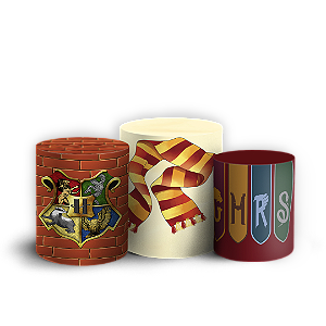 Trio Cilindro - Harry Potter - Sublimado 3D