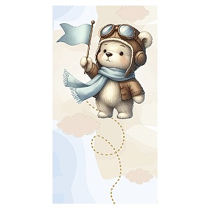 Faixa Lateral - Ursinho Baloeiro - Sublimado 3D