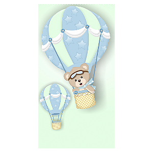 Faixa Lateral - Ursinho Baloeiro - Sublimado 3D