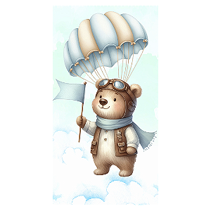 Faixa Lateral - Ursinho Baloeiro - Sublimado 3D