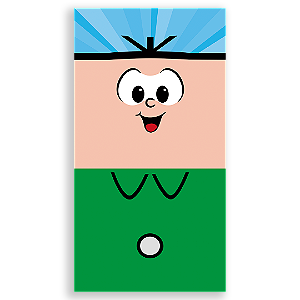 Faixa Lateral - Cebolinha Turma da Monica - Sublimado 3D