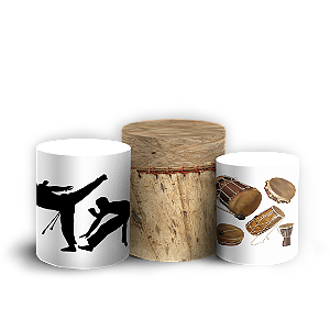 Trio Cilindro - Capoeira - Sublimado 3D