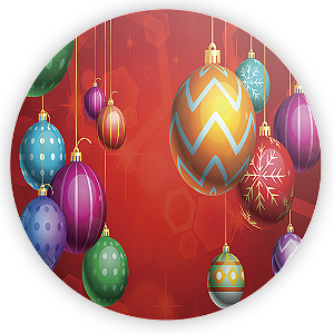 Painel de Mesa - Natal - Sublimado 3D