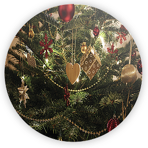 Painel de Mesa - Natal - Sublimado 3D