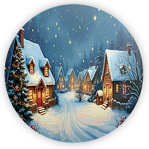 Painel de Mesa - Natal - Sublimado 3D