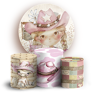 KIT Redondo e Trio - Fazendinha - Sublimado 3D