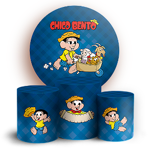 KIT Redondo e Trio - Chico Bento Turma Da Monica - Sublimado 3D