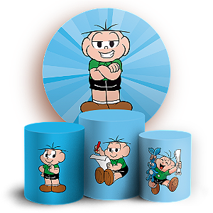 KIT Redondo e Trio - Cebolinha Turma da Monica - Sublimado 3D