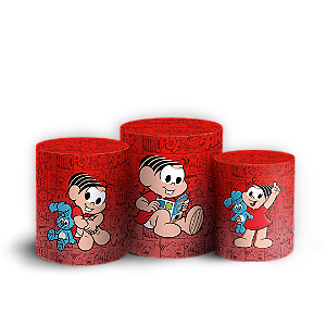 Trio Cilindro - Monica   Turma da Monica - Sublimado 3D