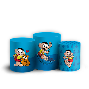 Trio Cilindro - Cascão   Turma da Monica - Sublimado 3D