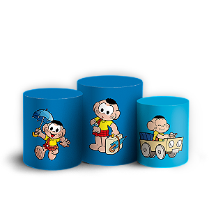 Trio Cilindro - Cascão   Turma da Monica - Sublimado 3D