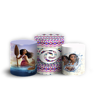 Trio Cilindro - Moana - Sublimado 3D