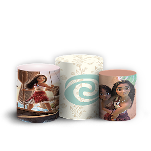 Trio Cilindro - Moana - Sublimado 3D