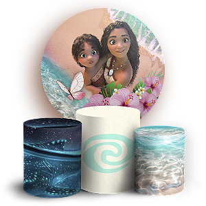 KIT Redondo e Trio - Moana - Sublimado 3D