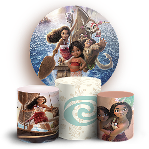 KIT Redondo e Trio - Moana - Sublimado 3D