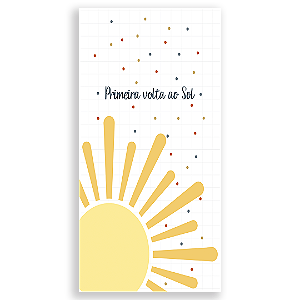 Faixa Lateral - Sol Arco Iris - Sublimado 3D