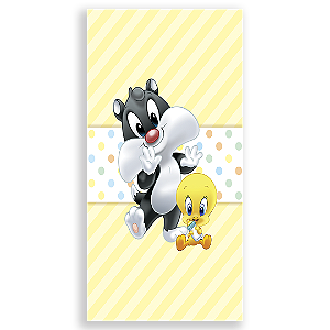 Faixa Lateral - Looney Tunes Amarelo - Sublimado 3D