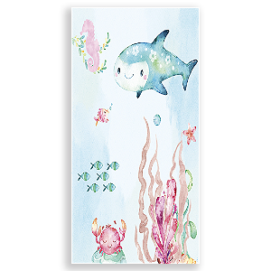 Faixa Lateral - Fundo Do Mar - Sublimado 3D