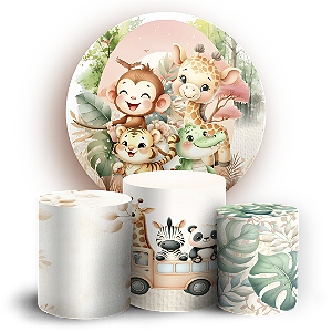 KIT Redondo e Trio - Safari - Sublimado 3D