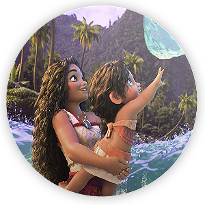 Painel de Mesa - Moana - Sublimado 3D