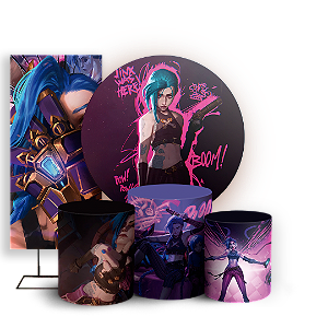 KIT Redondo Trio e Faixa - Arcane - Sublimado 3D