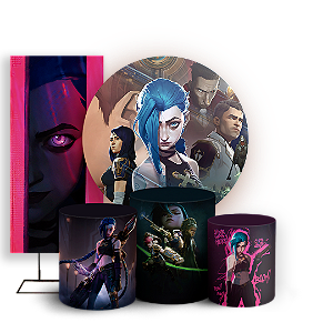 KIT Redondo Trio e Faixa - Arcane - Sublimado 3D